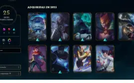 Conta Mestre,com MMR High Elo,25 skins