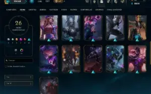 Prata 3 com 100 Champs e 26 Skins ( ADC / JG )
