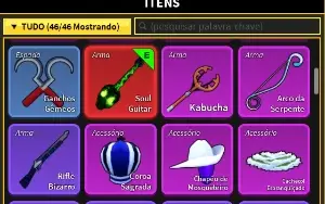 Conta Blox Fruits Level Máximo Godhuman + Soul Guitar