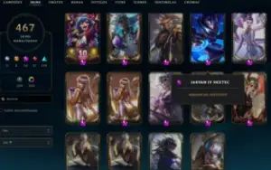 Conta LoL Mestre 467 SKINS