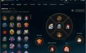 CONTA DE LOL COM 386 SKINS - SUPER BARATA - NÃO JOGO MAIS -