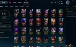 Conta League of Legends,91 Campeões -  Unranked SOLO S8