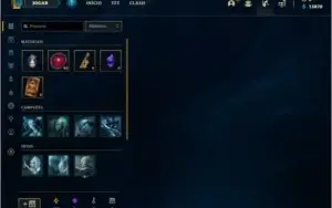 Conta prata 4 com 1 skin e 22 champs
