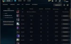 Conta prata 4 com 1 skin e 22 champs