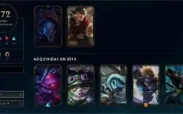 Conta LEAGUE OF LEGENDS