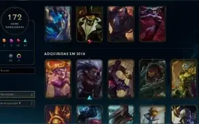 Conta LEAGUE OF LEGENDS