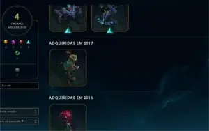Conta LEAGUE OF LEGENDS