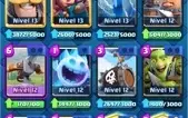 Clash Royale NÍVEL 13 - 100.000 GOLD + 9 SKINS +26 Emojis