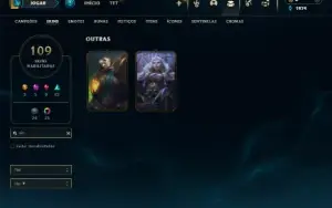 Prata 3 com 115 Champs e 109 Skins ( MAIN MID )