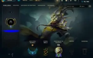 Conta platina 2 lol