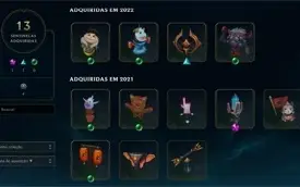 Conta LOL - 77 skins + 105 champs (email não confirmado)