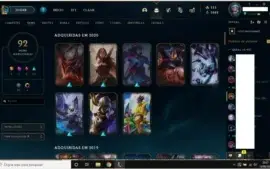 conta league of legends platina 1
