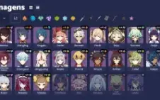 CONTA GENSHIN AR57 12 PERSONAGENS 5*