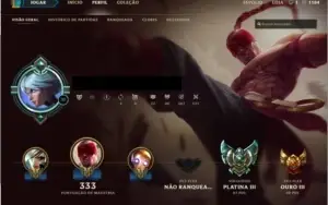 Conta lol platina 3 (desde a s4 platina)