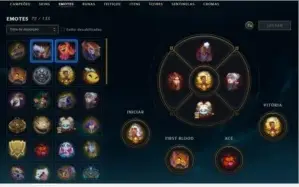 Conta league of legends 2014, gold IV 225 skins 61 legacy