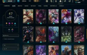 Ferro 1 com 75 Champs e 47 Skins + 2 Ultimates