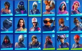 Conta Fortnite com mais de 100 skins