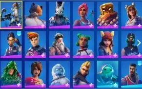 Conta Fortnite com mais de 100 skins