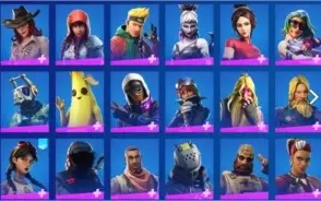 Conta Fortnite com mais de 100 skins