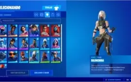 Conta Fortnite com mais de 100 skins
