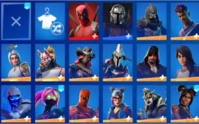 Conta Fortnite com mais de 100 skins