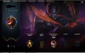 Conta LoL Ouro 3