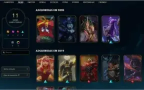Conta LoL Ouro 3