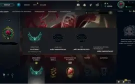 Conta LOL - Platina I, 52% de WR(E-MAIL NÃO VERIFICADO)