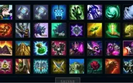CONTA LOL, TODOS CHAMP, RIVEN CAMP. S2, RAMMUS REI,252 SKINS