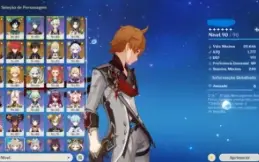 AR58 zhongli, nahida, venti, cyno, childe e outros
