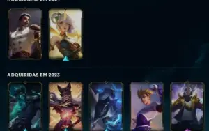 Conta LoL Platina + 45 Skins (Yasuo Prestigio e mais)
