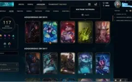 Vendo conta de league of legends