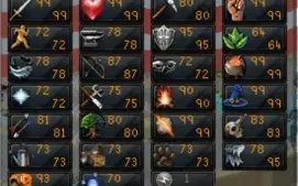Conta Runescape 133 combat. T80, 25M