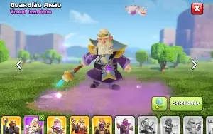 Cv 14 + clã + bastante skins CLASH OF CLANS