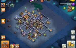 Cv 14 + clã + bastante skins CLASH OF CLANS