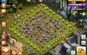 Cv 14 + clã + bastante skins CLASH OF CLANS