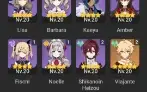 Kazuha e Childe Rank 20