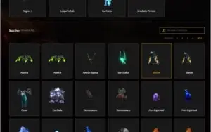 Conta com war e hunter 1800x2 focada em pvp