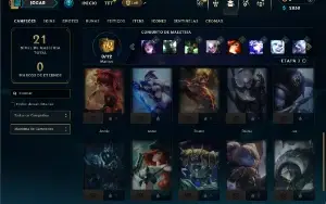 Diamante 4 com 25 Champs e 18 Espolios