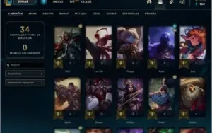 CONTA COM RP GRÁTIS (1180RP) - SMURF COM WR ALTO