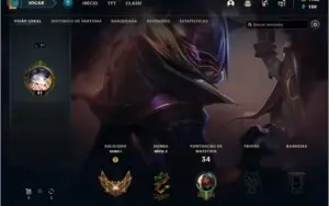 CONTA COM RP GRÁTIS (1180RP) - SMURF COM WR ALTO