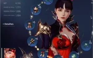CONTA MIR4 - 2 PERSONAGENS(NV50 51K POWER + NV 40 31K POWER)