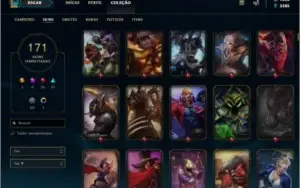 CONTA LEAGUE OF LEGENDS, 171 SKINS , 128 CHAMPS , PRATA 3