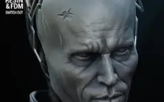 Robocop Sculpture stl 3d