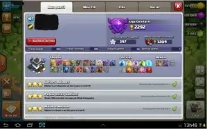 Clash of Clans cv 9 quase full nivel 104