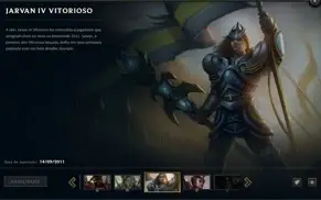 Conta League of Legends Season 1 com Jarvan Vitorioso
