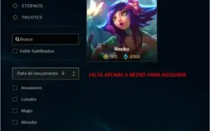 CONTA LOL