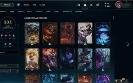 CONTA DE LOL DIAMANTE IV TODOS OS CHAMPS