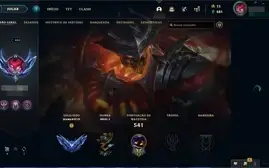 CONTA DE LOL DIAMANTE IV TODOS OS CHAMPS