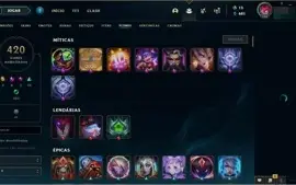 CONTA DE LOL DIAMANTE IV TODOS OS CHAMPS
